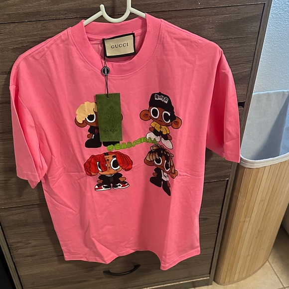 Pink Graphic T-Shirt size L - Picture 1 of 4